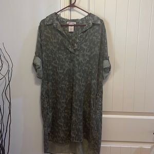 Women’s Philosophy Camo Short Dress - Large